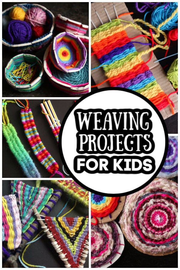 8 Beginner Weaving Projects for Kids - Happy Hooligans
